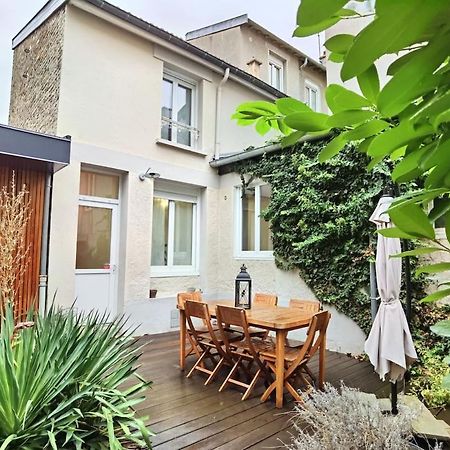 Maison De Ville Avec Terrasse Et Jardin Reims Exterior foto